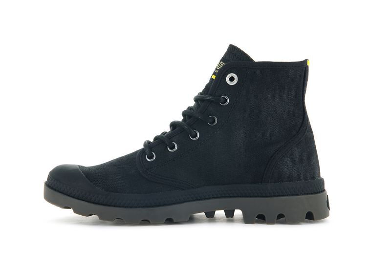 Black Men's Palladium Pampa Hi Wax Boots | 2017YAPRI