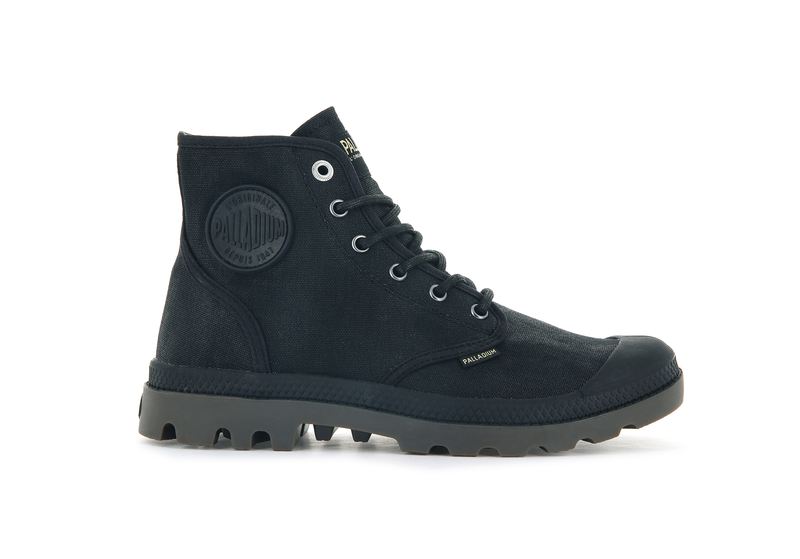 Black Men\'s Palladium Pampa Hi Wax Boots | 2017YAPRI