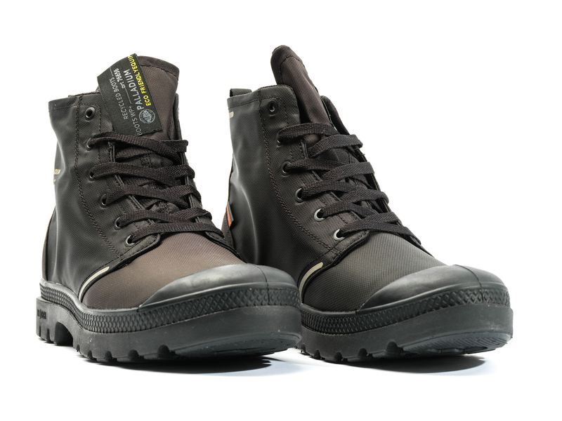 Black Men's Palladium Pampa Lite+ Recycle Wp+ High Tops | 7062UOCPG