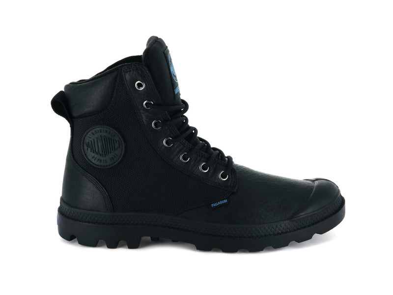 Black Men\'s Palladium Pampa Sport Cuff Wpn High Tops | 5069XLYFR