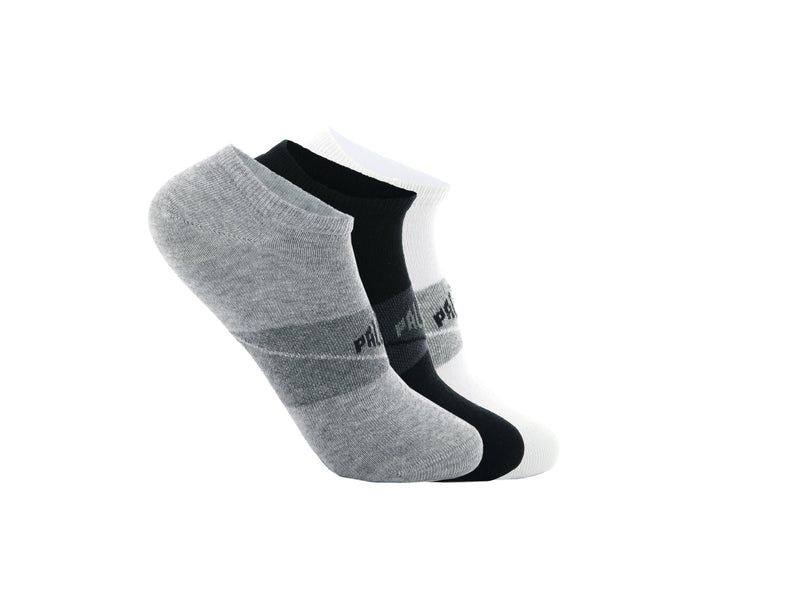 Black/White/Grey Men\'s Palladium Sport Invisible Socks | 6852EYJOI