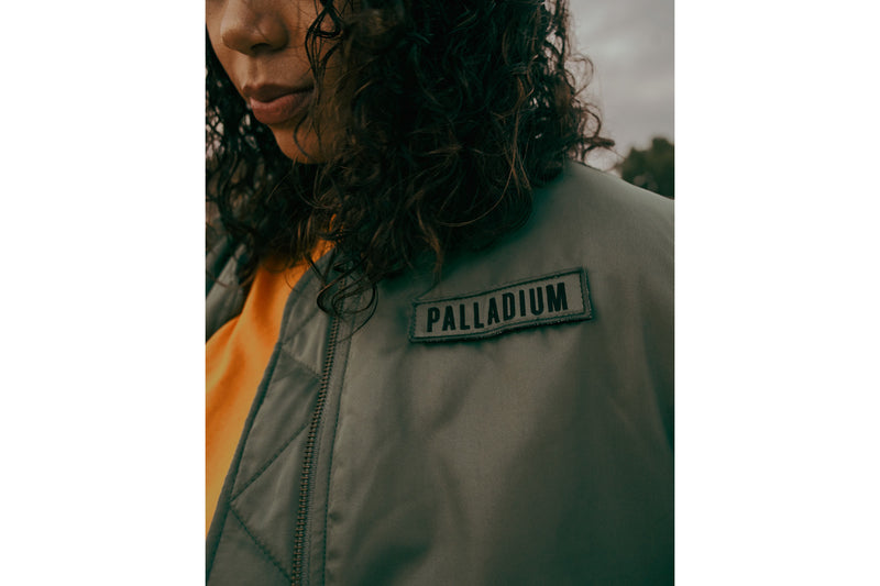 Black Women's Palladium City Flight Jackets | 4317ZRYCX