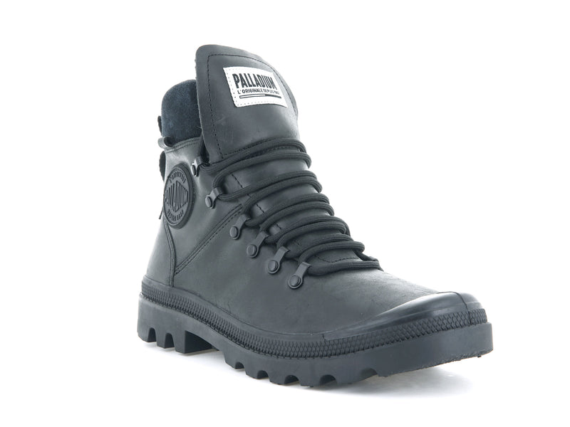 Black Women's Palladium Legion Hiker Boots | 9561EOZAJ