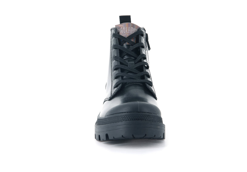 Black Women's Palladium Pallabase Hi Off-1 High Tops | 2340MOUTR