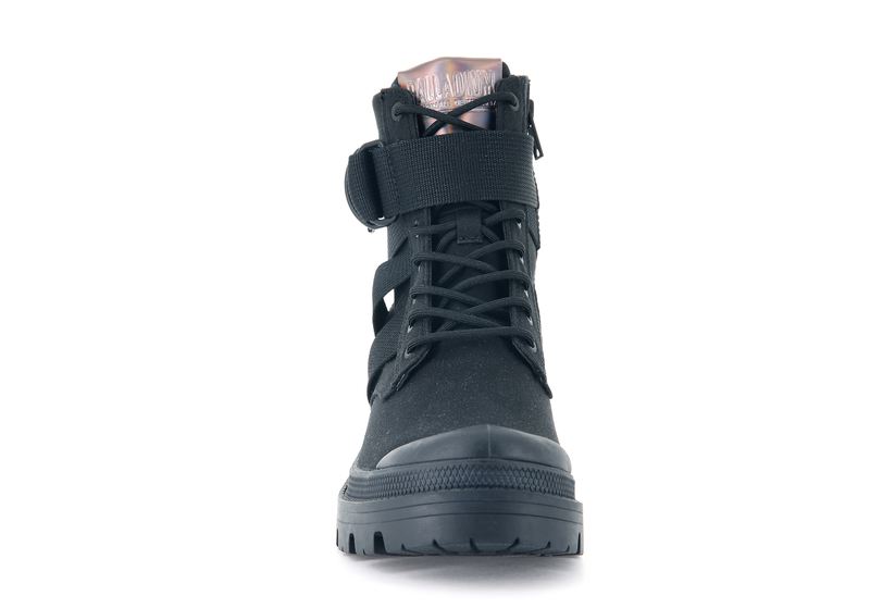 Black Women's Palladium Pallabase Tact S Tx Boots | 0548RGVZK