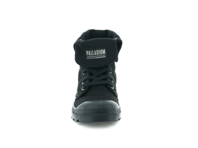 Black Women's Palladium Pallabrousse Baggy High Tops | 1804LOGEB