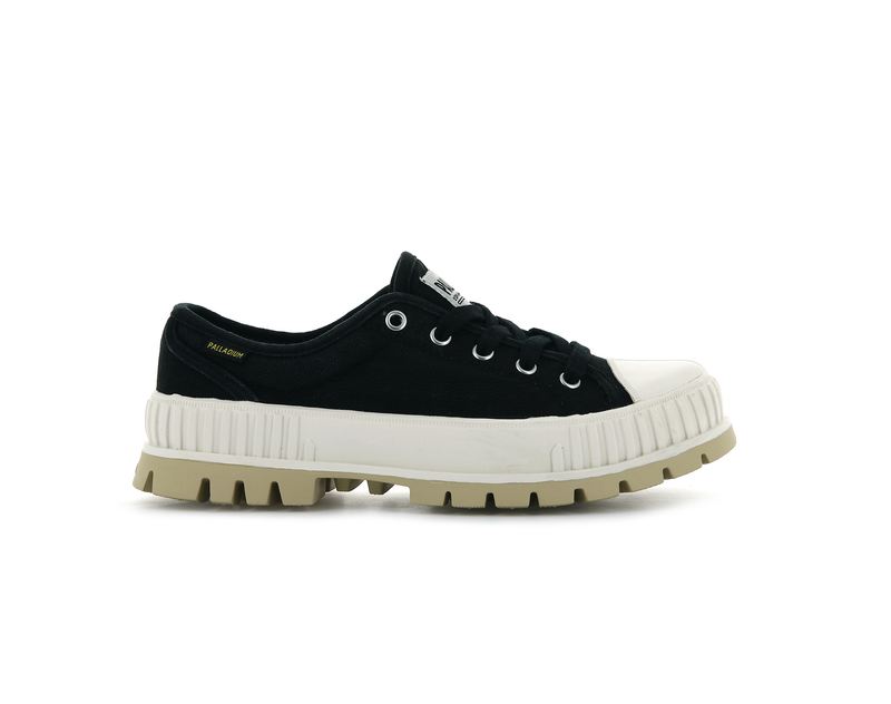 Black Women\'s Palladium Pallashock Og Low Tops | 5186XPFUG