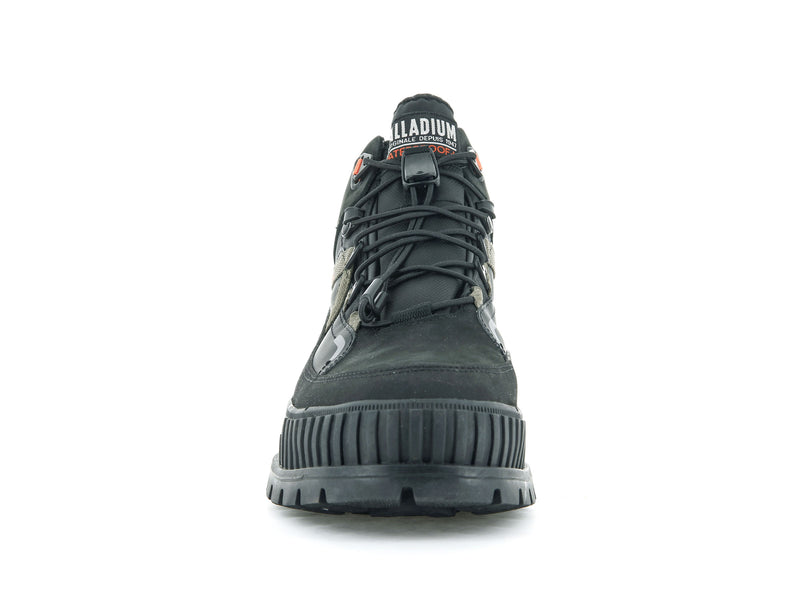 Black Women's Palladium Pallashock Travel Wp+ High Tops | 7254XRITP