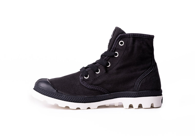 Black Women's Palladium Pampa Hi Boots | 0143PHKOS