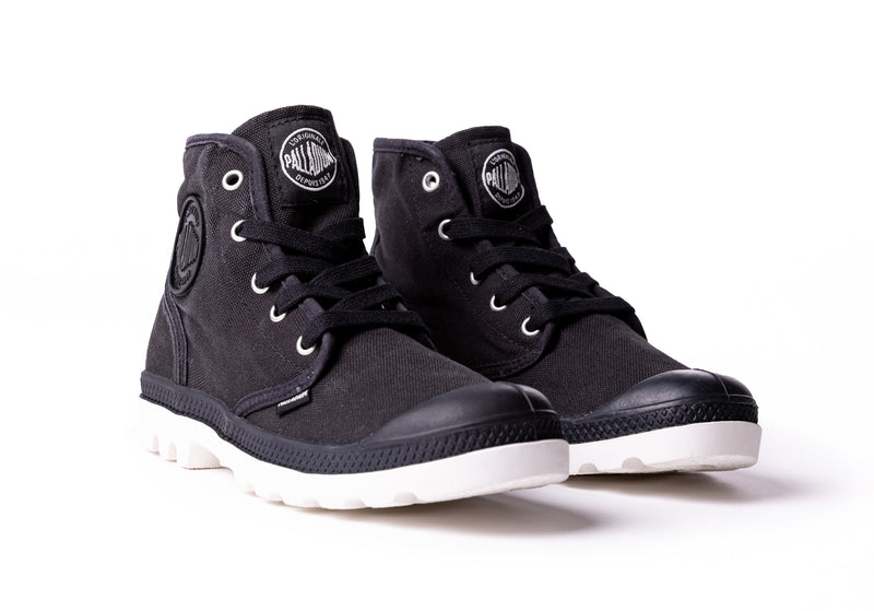 Black Women's Palladium Pampa Hi Boots | 0143PHKOS