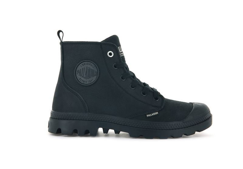 Black Women\'s Palladium Pampa Hi Zip Sl High Tops | 1024BNDZU