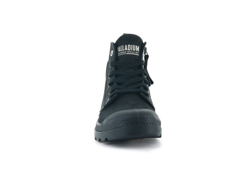 Black Women's Palladium Pampa Hi Zip Sl Boots | 7694ZBYWG