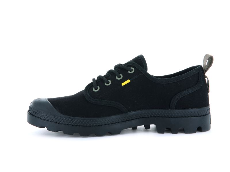 Black Women's Palladium Pampa Oxford Heritage Supply Low Tops | 5062FZKAV