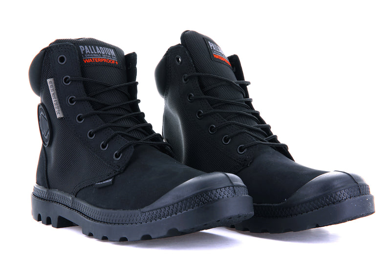 Black Women's Palladium Pampa Sc Wpn U-S Boots | 5930BTRLE