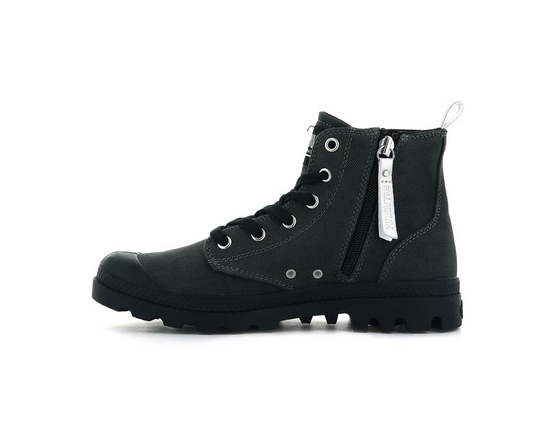 Black Women's Palladium Pampa Zip Desertwash Boots | 3825WZLFU