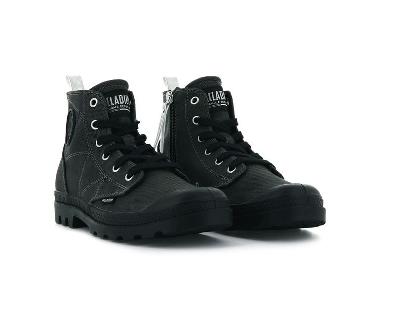 Black Women's Palladium Pampa Zip Desertwash Boots | 3825WZLFU