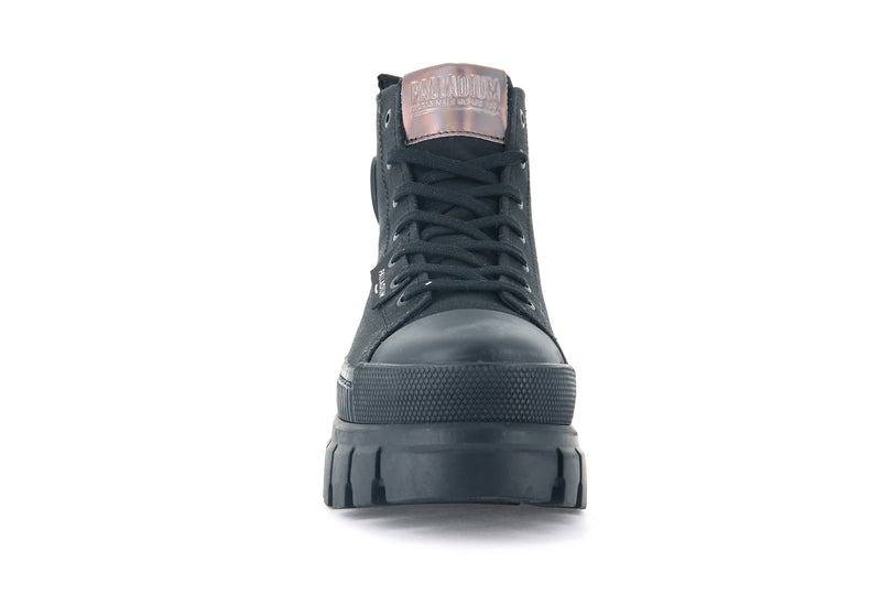 Black Women's Palladium Revolt Hi Tx Boots | 8430XJMEA