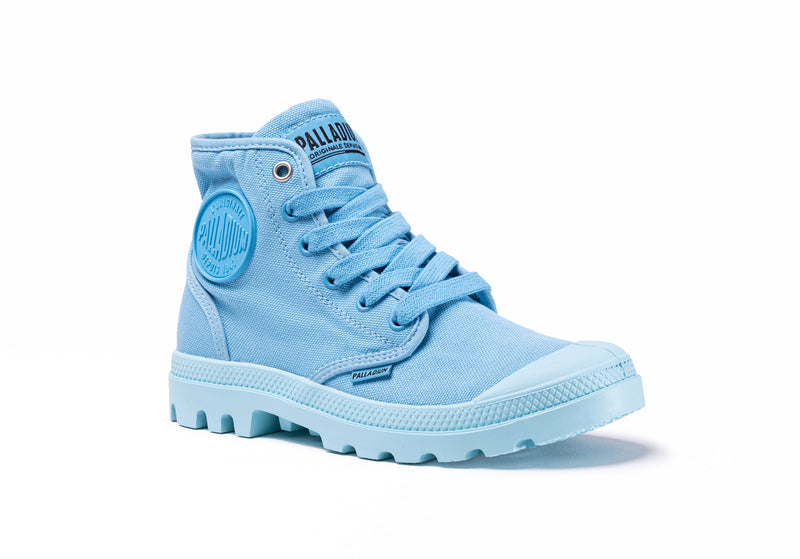 Blue Kids' Palladium Pampa Hi V Boots | 4028ATQXB