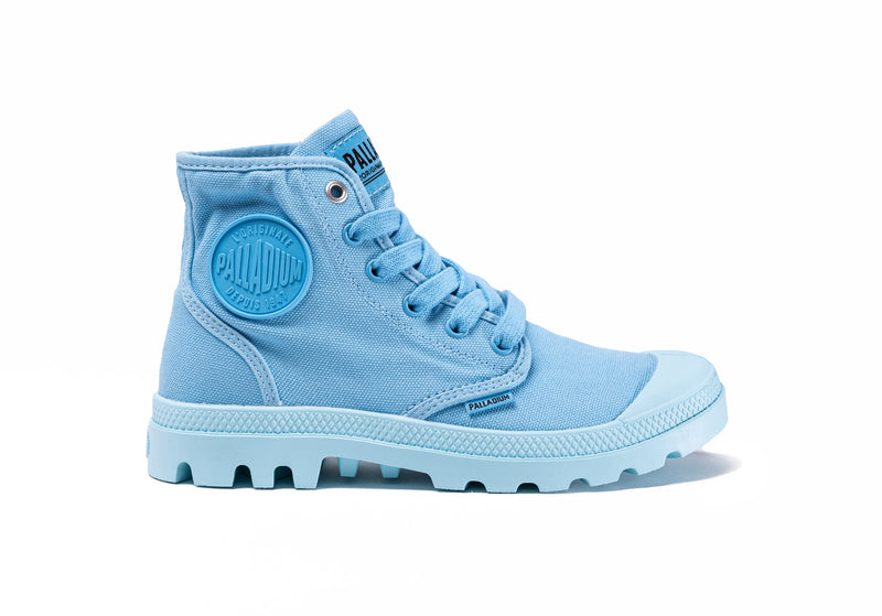 Blue Kids\' Palladium Pampa Hi V Boots | 4028ATQXB