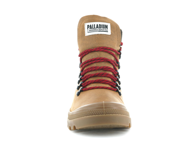 Brown Kids' Palladium Legion Hiker High Tops | 7683UAOBY