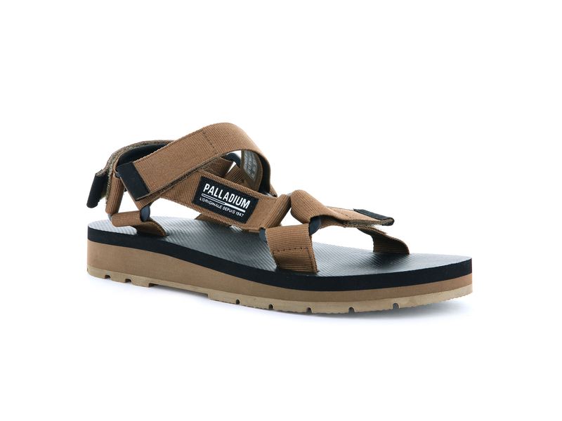 Brown Kids' Palladium Outdoorsy Urbanity Sandals | 5982WXDRQ