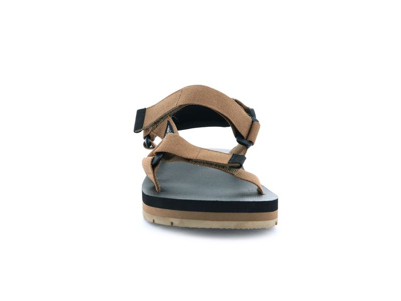 Brown Kids' Palladium Outdoorsy Urbanity Sandals | 5982WXDRQ