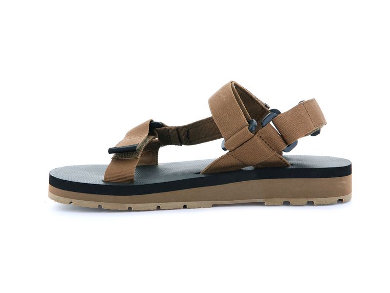 Brown Kids' Palladium Outdoorsy Urbanity Sandals | 5982WXDRQ