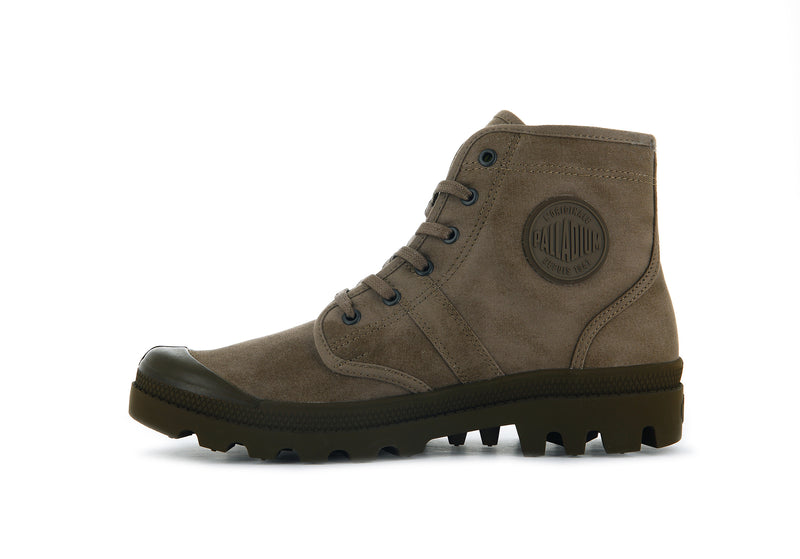 Brown Kids' Palladium Pallabrousse Legion Wax Boots | 2317JIGSE