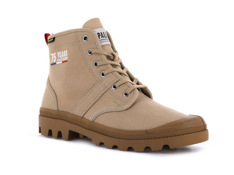 Brown Kids' Palladium Pallabrousse Legion 75th Boots | 2796RKXPU