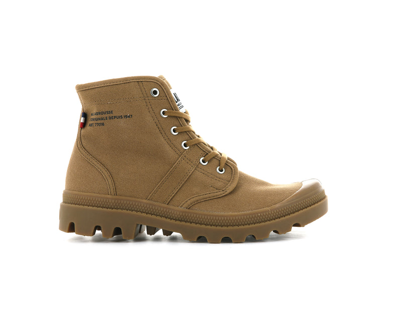 Brown Kids\' Palladium Pallabrousse Legion Boots | 5907DQROZ