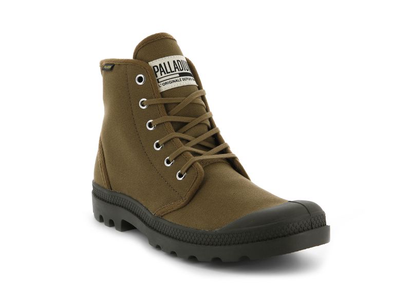 Brown Kids' Palladium Pampa Hi Originale Boots | 4325OFGCA