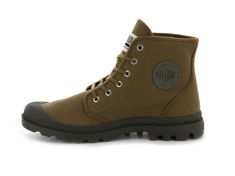 Brown Kids' Palladium Pampa Hi Originale Boots | 4325OFGCA