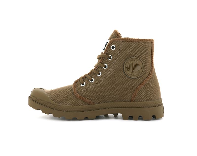 Brown Kids' Palladium Pampa Hi Originale Boots | 8132KPSON