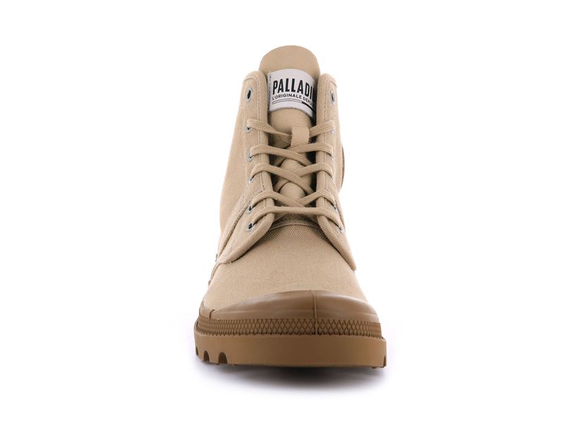 Brown Men's Palladium Pallabrousse Legion 75th Boots | 3078YQCNZ