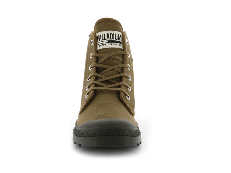 Brown Men's Palladium Pampa Hi Originale High Tops | 5167KIZHD