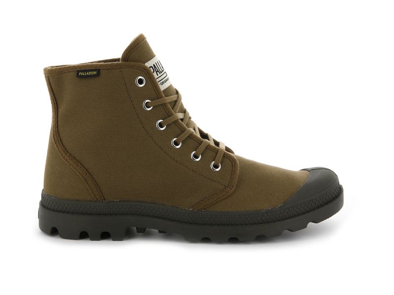 Brown Men\'s Palladium Pampa Hi Originale High Tops | 5167KIZHD