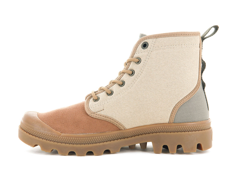 Brown Men's Palladium Pampa Shade 75th High Tops | 0521ZJMRW