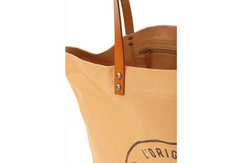 Brown Men's Palladium Round Logo Tote Bags | 5716ONCSK