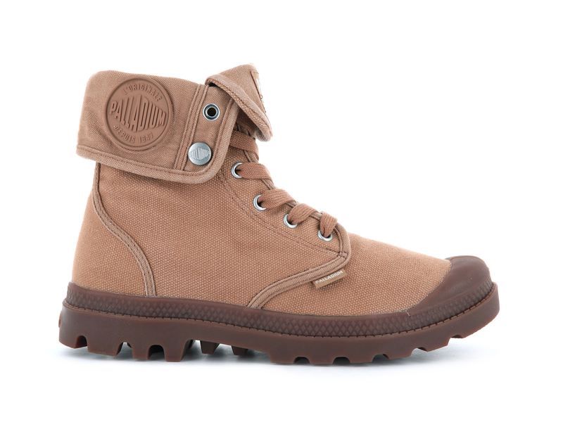 Brown Women\'s Palladium Baggy High Tops | 0951DVWQM