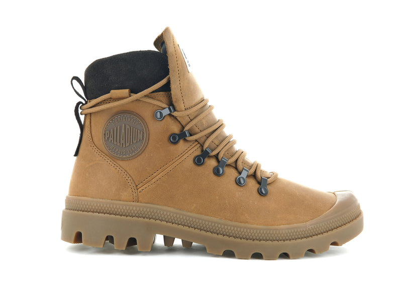 Brown Women's Palladium Legion Hiker Boots | 9867VECMF