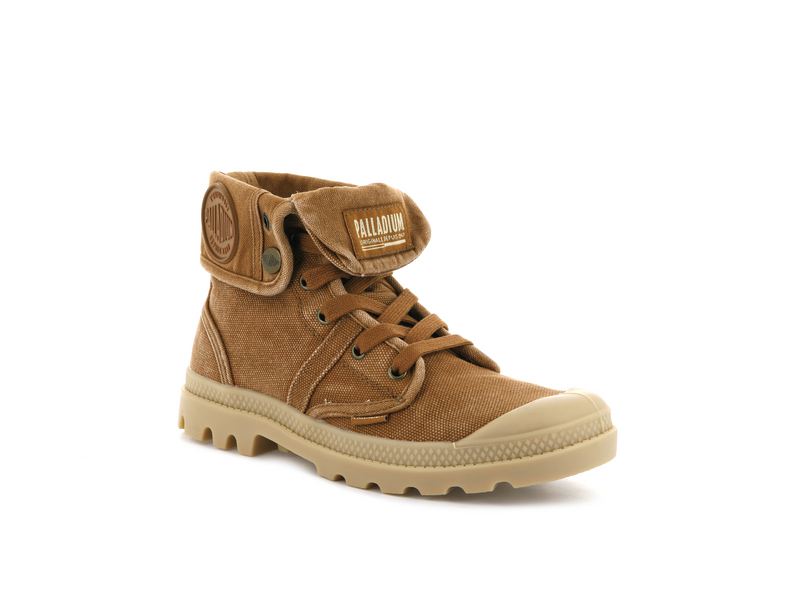 Brown Women's Palladium Pallabrousse Baggy High Tops | 2901EOQDT