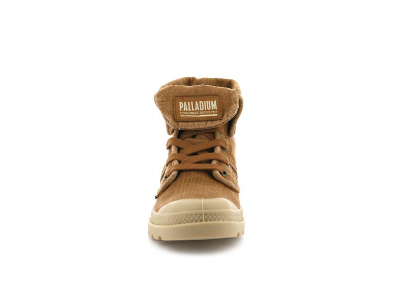 Brown Women's Palladium Pallabrousse Baggy High Tops | 2901EOQDT