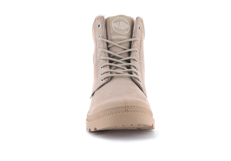 Brown Women's Palladium Pampa Sport Cuff Wps High Tops | 3458YQPBM