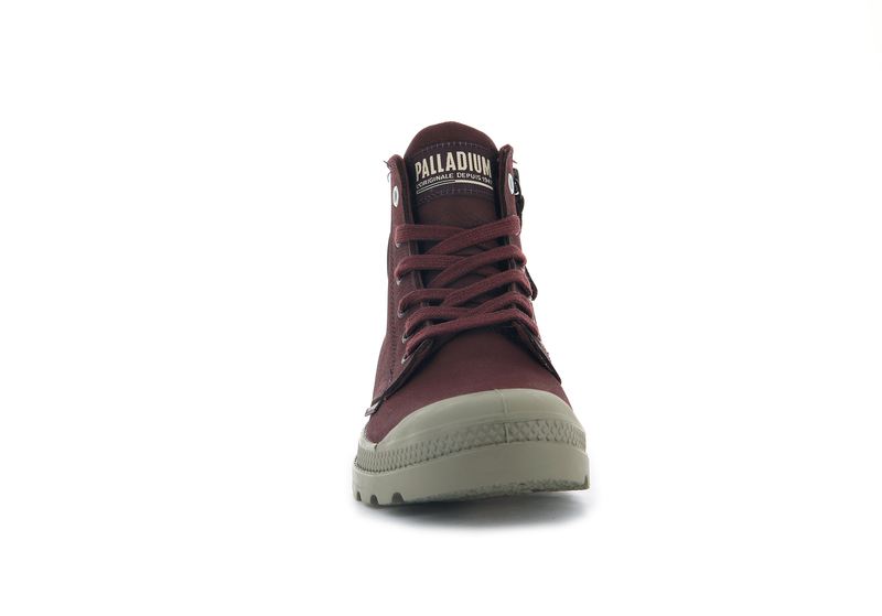 Chocolate Women's Palladium Pampa Hi Zip Sl High Tops | 0287JEGHX