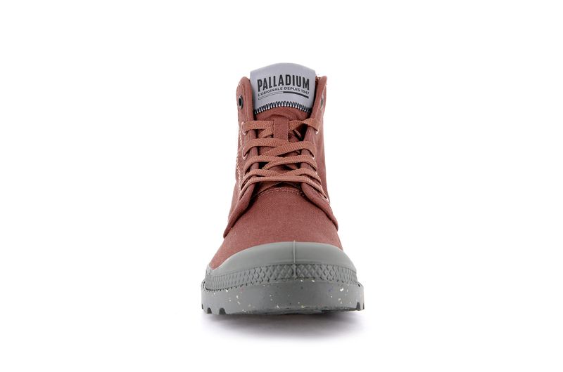 Copper Brown Women's Palladium Pampa Organic Metro High Tops | 8621TUQHI