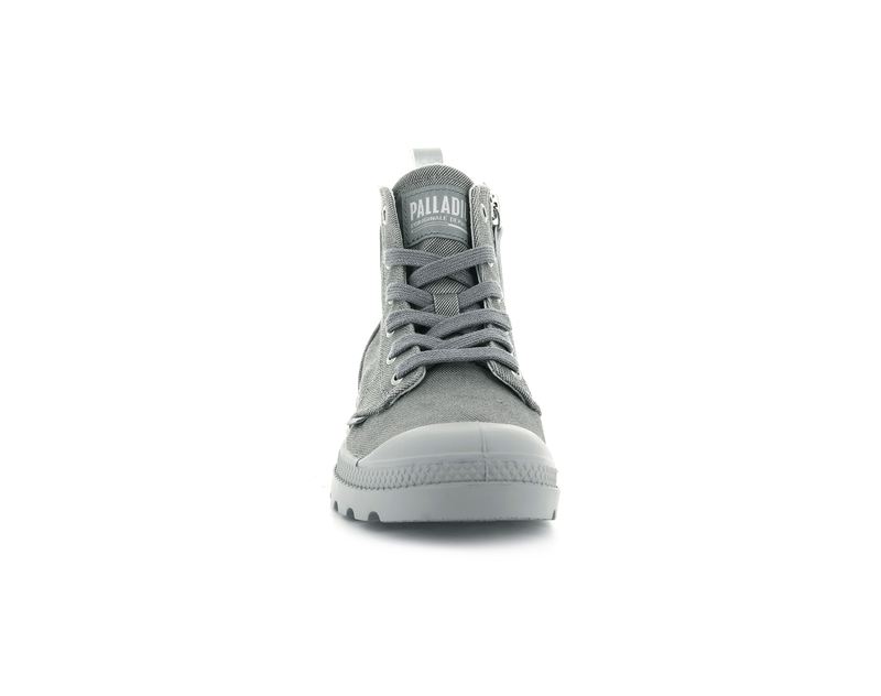 Dark Grey Women's Palladium Pampa Zip Desertwash Boots | 4125AXQSV