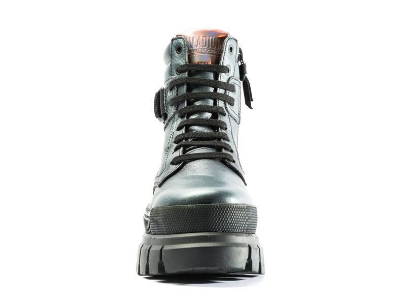 Dark Silver Women's Palladium Revolt Sport Ranger High Tops | 3578ICHYS