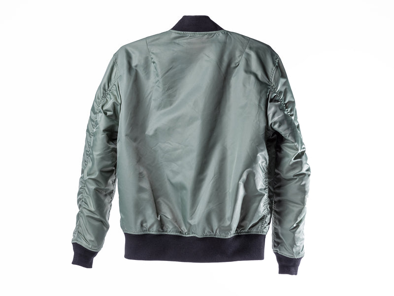 Green Men's Palladium City Flight Jackets | 4378NEQRA