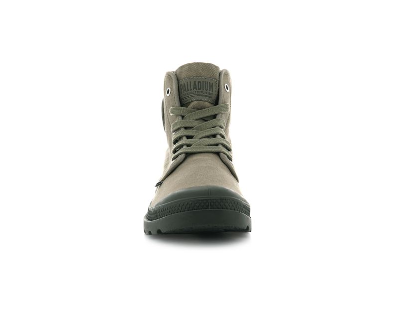 Green Men's Palladium Pampa Hi High Tops | 7129AHFZO