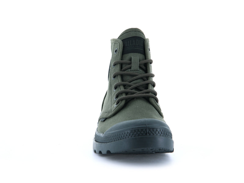 Green Men's Palladium Pampa Hi Htg Supply High Tops | 7902TMSPG